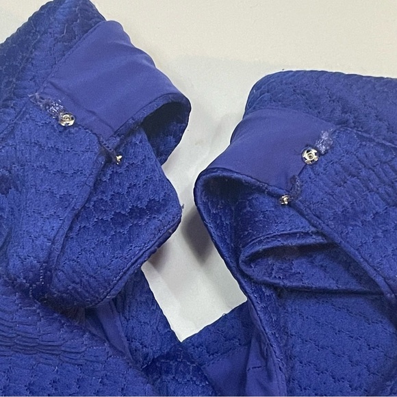 Kay Unger Navy Dress Perfect for Cocktail, Wedding, Mother Of The Bride. Sz 2 - Picture 12 of 15